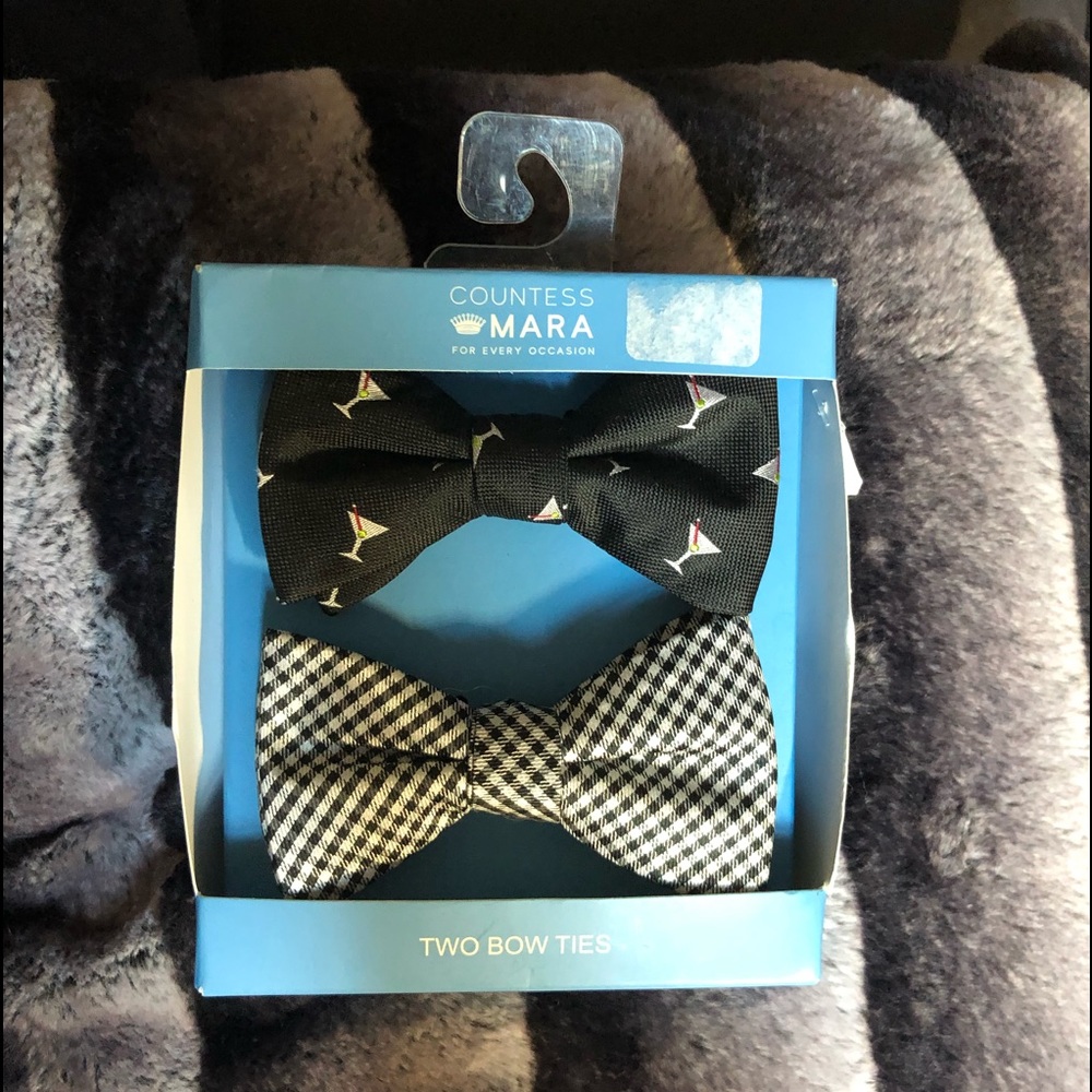 COUNTESS MARA NIB BOW TIES 🍸  Get your “BOND” tux out to get shaken not stirred
